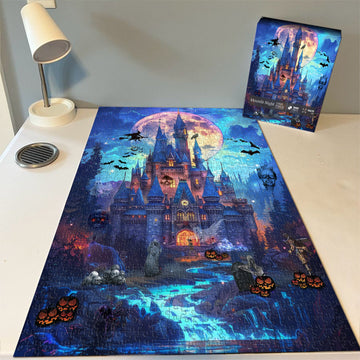 Puzzle notte illuminata da luna 1000 pezzi